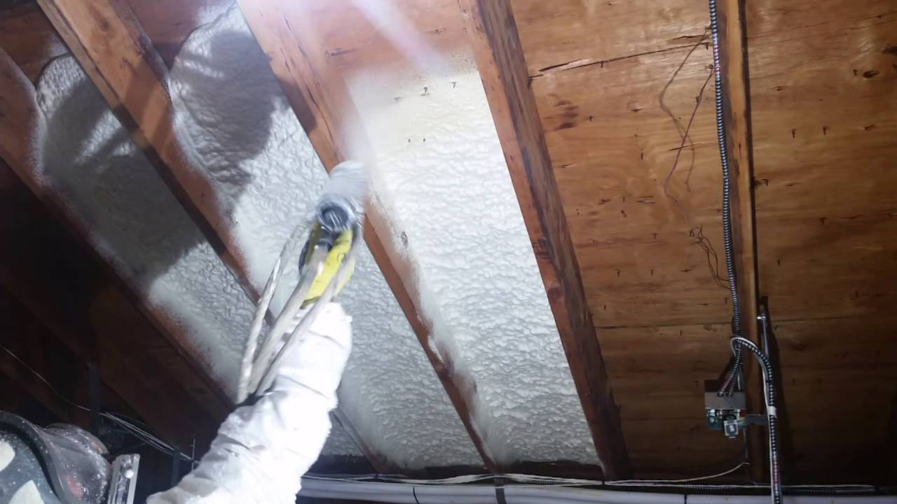 spray foam insulation in an attic or crawl space, fire resistance, thermal barrier, ignition barrier